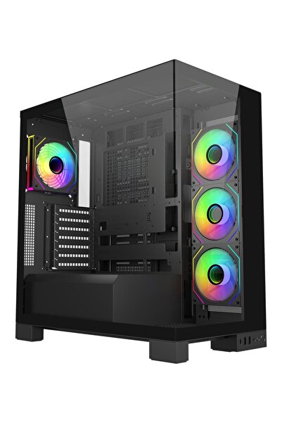 Fortron Carcasa Mid Tower tempered glass