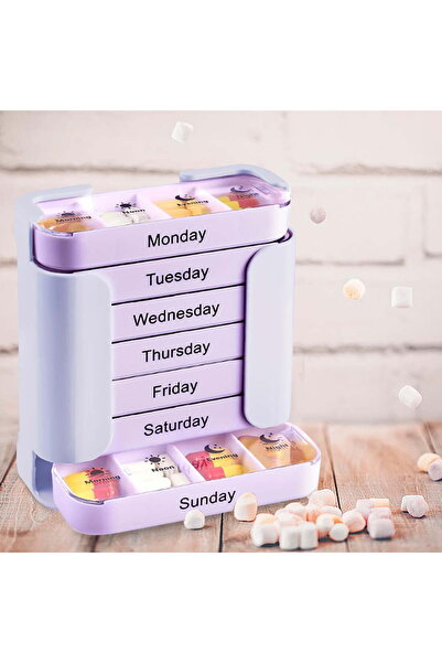 STARSTAR Storage box, 28-compartment drawer-style organizer, food-grade plast...