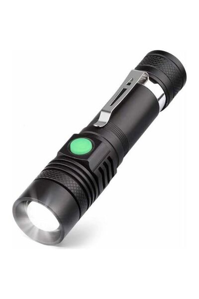 STARSTAR This USB rechargeable flashlight is compact yet powerful, boasting h...