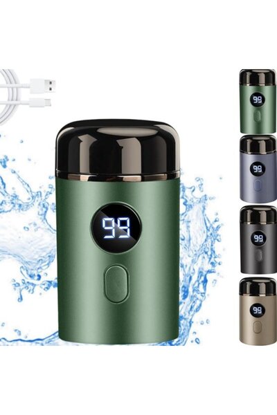 STARSTAR Mens Mini Electric Shaver - Portable and Waterproof - 3D Double - Si...