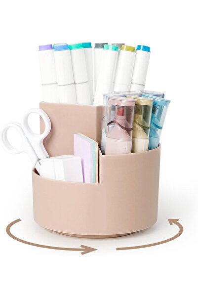 STARSTAR Rotating pencil holder, office desk storage box, 360-degree rotating...