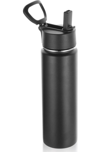 STARSTAR 660ml Insulated Water Bottles with Straw Lid, Stainless Steel Sports...