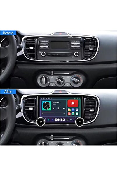 Carplayer Kia pegas android screen diamond dual knob model 2018-2025,8gb ram ...