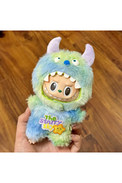 Snooe طقم فستان دمية وردي لطيف من الدانتيل وقبعة شمسية لـ Labubu The Monsters...
