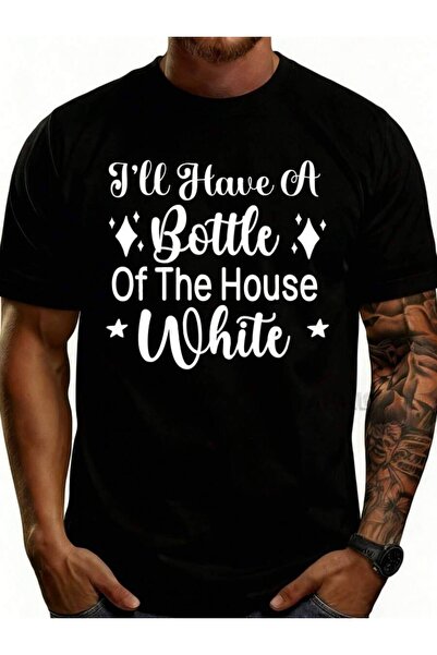 45 BPM Men'S% Graphic-Shirt Breathable Soft Lightweight I'Ll Have A Bottle Of...