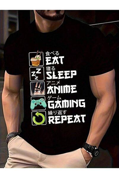 LİNA06 Men'S Summer Casual-Shirt Featuring Unique Comic-Style 3D Digital Prin...