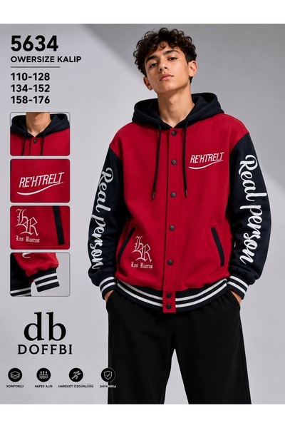 doffbi Çıtçıtlı Kolej Hırkası