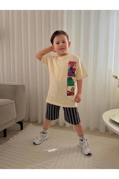 öykümgaleria Boy's Summer Top and Bottom Set