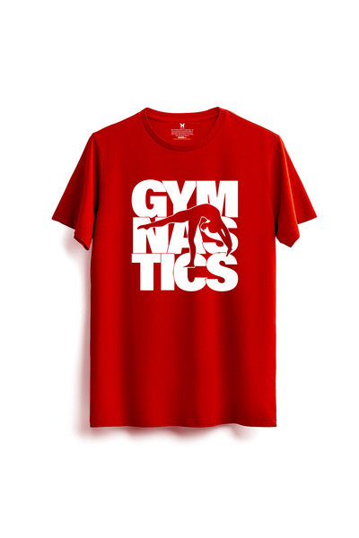 hakuof Gymnastics Printed Cotton T-Shirt Gymnastics Gymnastic Training Training