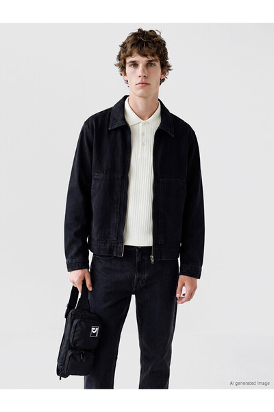 LC Waikiki Rmz Gi̇yi̇m Farkiyla Relaxed Fit Men's Jean Jacket