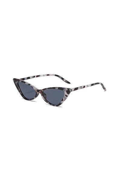 Toz Vintage Orizo Zebra Bone Frame Smoked Glass Cat Eye Vintage Retro Sunglasses