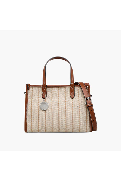 Marina Galanti Textured Tote Bag with Zip Closure