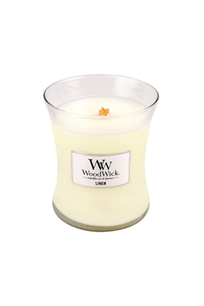 WoodWick Αρωματικό κερί λινό με ξύλινο φυτίλι, 275 γρ.