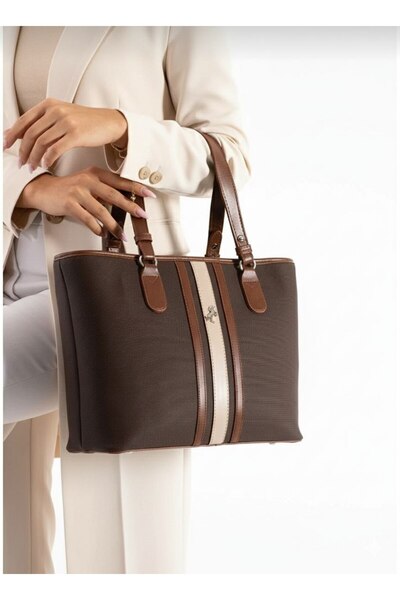 Miami Polo Women's Large Size 4 Compartment Adjustable Long Strap Shoulder Ba...