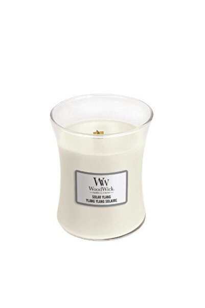 WoodWick Соларна ароматна свещ с аромат на уланг, с дървен фитил, 275 г