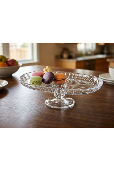 Paşabahçe Elegant Stand-Up Serving Plate Oval