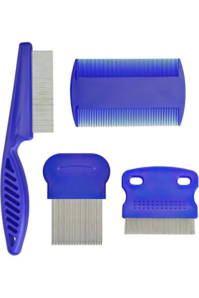 Generic Brand Set 4 Piepteni Anti-Purici pentru Pisici și Câini, pentru Anima...