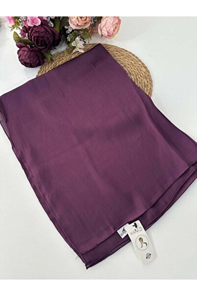 HAREM SCARF شال فستان سهرة من قماش الكوموساتين باللون الأرجواني JSH0311
