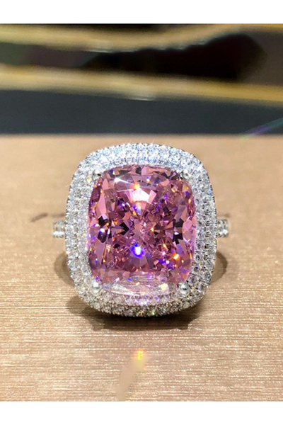 Take Two By Styli Embellished Square-Cut Ring