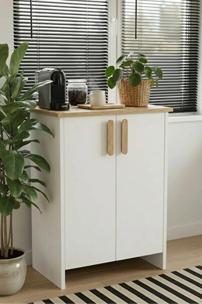 KODIGU PON Çok Amaçlı Dolap | Kahve Köşesi-Banyo Dolabı | 77cm Yükseklik 60cm...