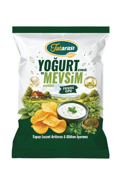 YOĞURTLU MEVSİM YEŞİLLİKLİ PATATES CİPSİ 70 Gr