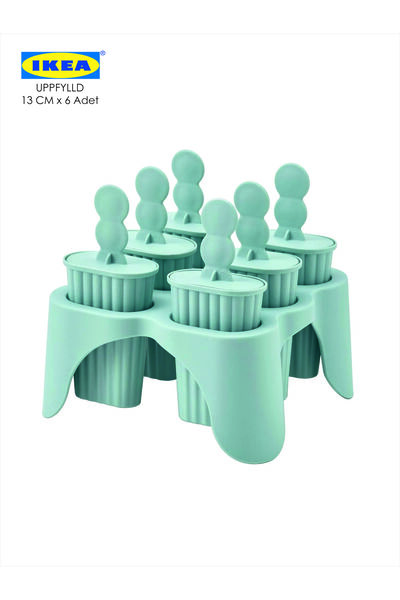 IKEA UPPFYLLD Dondurma Kalıbı 6'lı Set 13 Cm