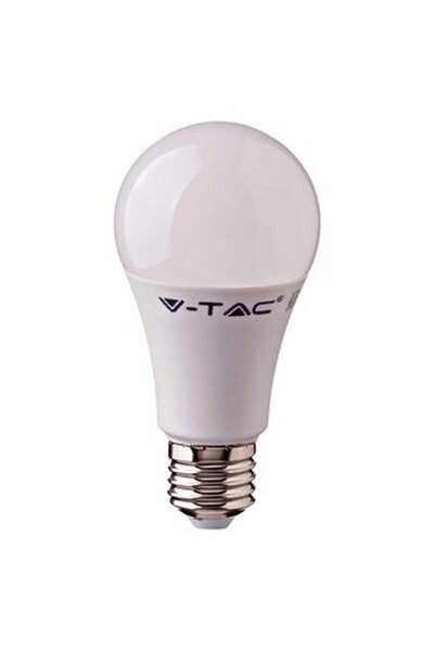 V-TAC Bec led chip Samsung 9W(60W), E27, 806 lm, A+, lumina alba naturala,