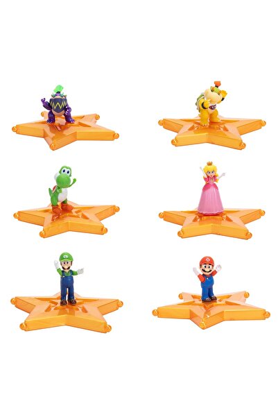 Jakks Super Mario Galaxy Movie Mini Figure with Star Accessory (Random 1 piece)