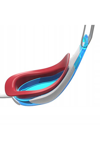SPEEDO Ochelari de înot Fastskin Hyper Elite alb/bolt/roșu radiant OS