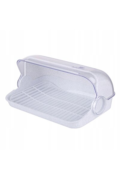 NO BRAND Cutie pentru pâine dintr-o singură bucată Lamela, albă, din material...