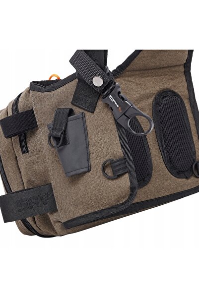 NO BRAND Geantă Savage Gear tip sling 8 l argintie