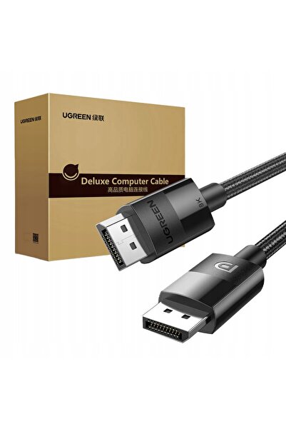 Ugreen Cablu video împletit 2 x Display Port 1.4 tată-tată 80390 1m