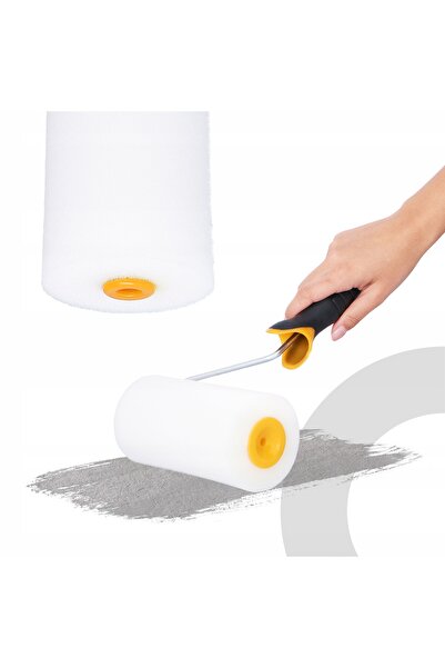 TRCR 10x Rulou de vopsit din spumă 15cm, burete de rezervă pentru vopsit mobi...