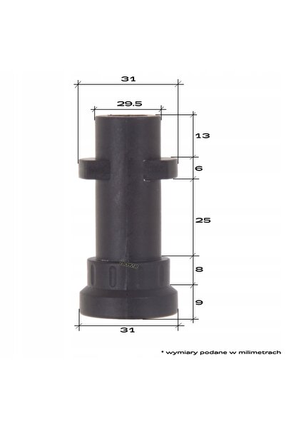 Techkar T-racer pentru aparate de spălat KARCHER K2 K4 K5, Perie compactă cu ...