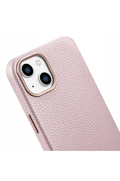 NO BRAND Husă din piele pentru iPhone 14 Plus cu sistem magnetic MagSafe, din...