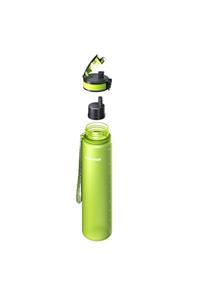 Aquaphor Sticlă de apă cu filtru din Tritan, Green City, 500ml