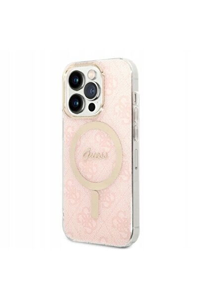 NO BRAND Husă MagSafe Guess 4G Print + Kit încărcător pentru iPhone 14 Pro
