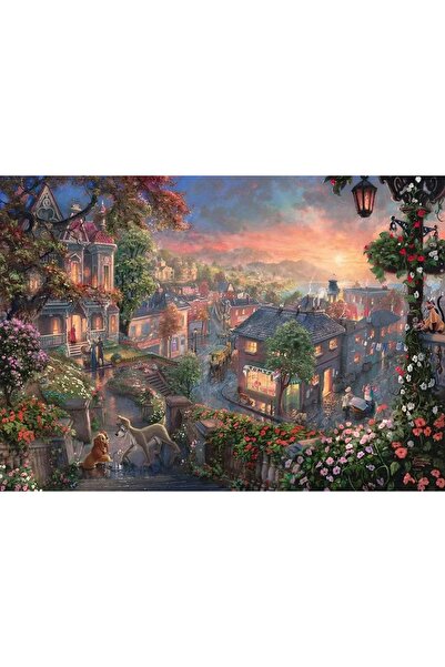 Schmidt Spiele Puzzle PQ 1000 Pisicuța Îndrăgostiților (Disney) G3