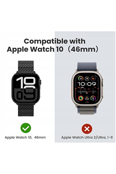 NO BRAND Carcasă pentru Apple Watch 10 / 11 (46mm), PITAKA Air, husă de prote...
