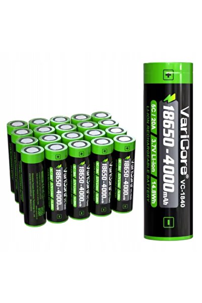 NO BRAND Încărcător VariCore VCP8 pentru baterii AA, 21700, 26650 + 8 baterii...