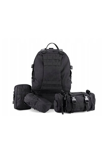 NO BRAND K&M I183 rucsac militar negru 41-60 L negru