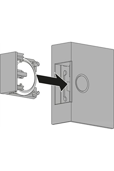 NO BRAND BLUM 23P5020 comutator SERVO DRIVE pentru Aventos, gri deschis în am...