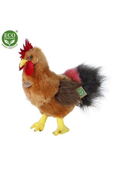 NO BRAND Jucărie de pluș Cocoș 33 cm realistă Mascotă Prietenoasă Rappa
