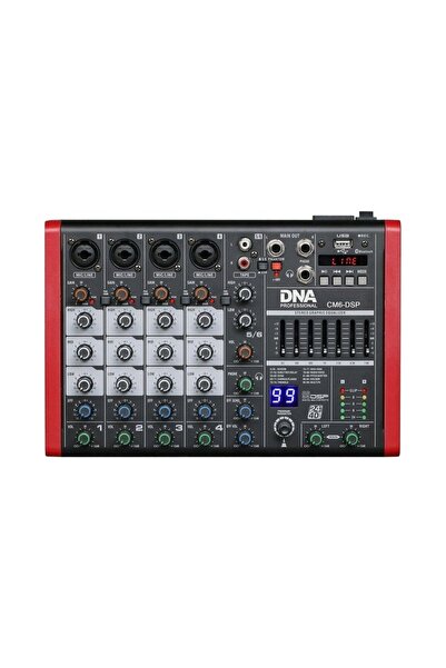 DNA Mixer audio USB profesional CM6-DSP cu player MP3