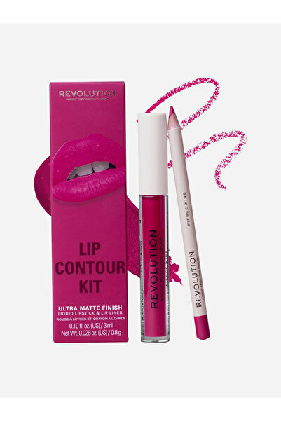 Revolution Lip Contour Kit, Fierce Wine
