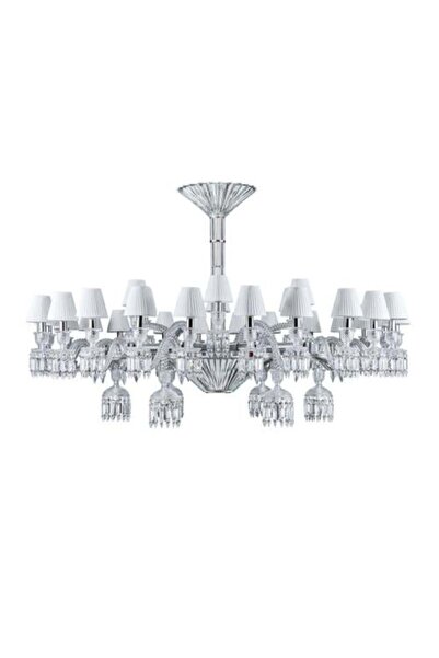 ٍSiera Light Paris Crystal Classic Chandelier 36 Arms Chrome E 14 - 0072-36 L