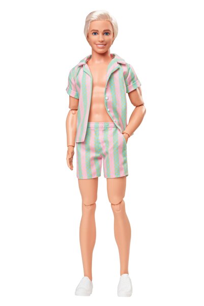 Barbie FIGURINA DE FILM KEN RYAN GOSLING BLONDĂ, SURFER CU PLACĂ DE SUPĂRĂNITURĂ