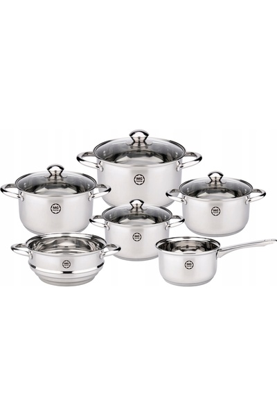 MG HOME |   Set de oale din oțel inoxidabil LAURO 10 piese EL MAGDA GESSLER