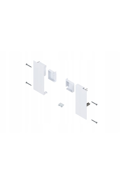 NO BRAND BLUM ZI4.1KS1 Suport frontal pentru MERIVOBOX K interior alb mat