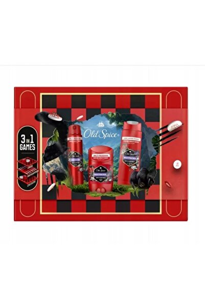 Old Spice Nightpanther Cadou pentru bărbat: Stick, Spray, Gel de duș